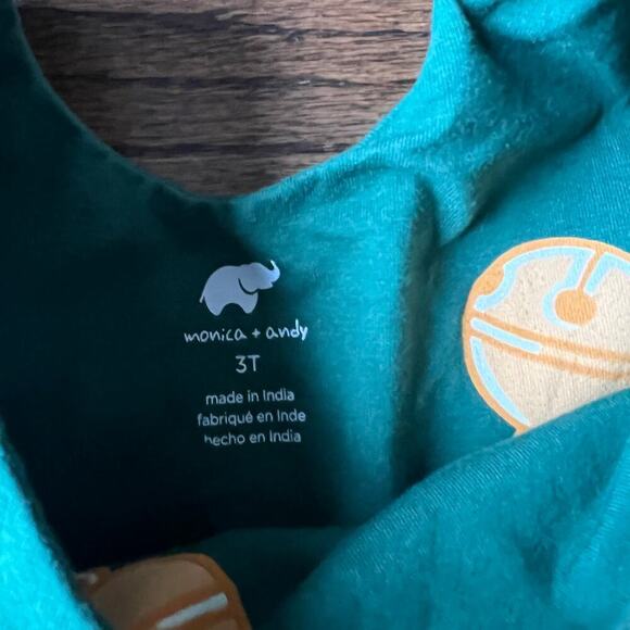 Monica + Andy Let's Dance Jingle Bell Holiday Organic Cotton Christmas Dress  3T - Picture 2 of 4